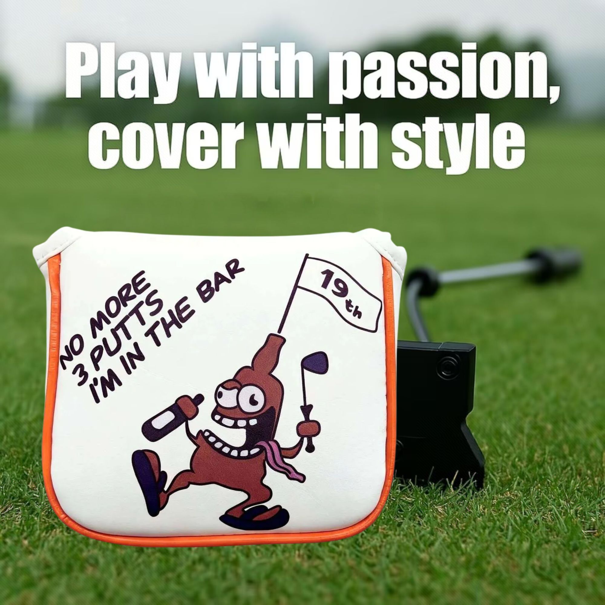 Чехол для клюшки для гольфа Fu – обзор и цена Putter Mallet Blade