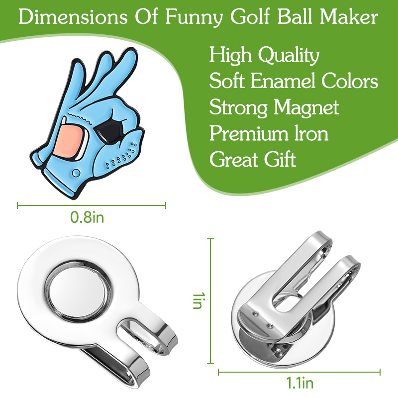 OK Sign, зажим для шляпы для г – обзор и цена Ball Marker Set